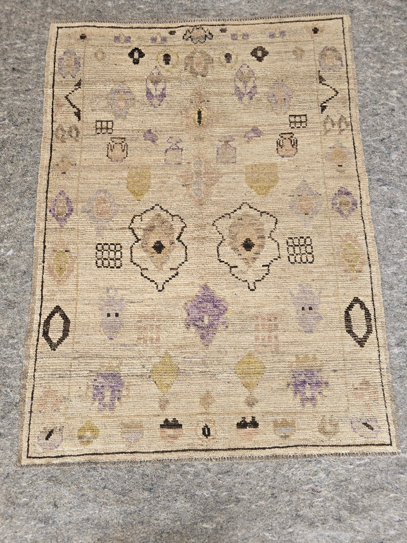 New Oushak Design  Rug – 3 x 5 (10342)