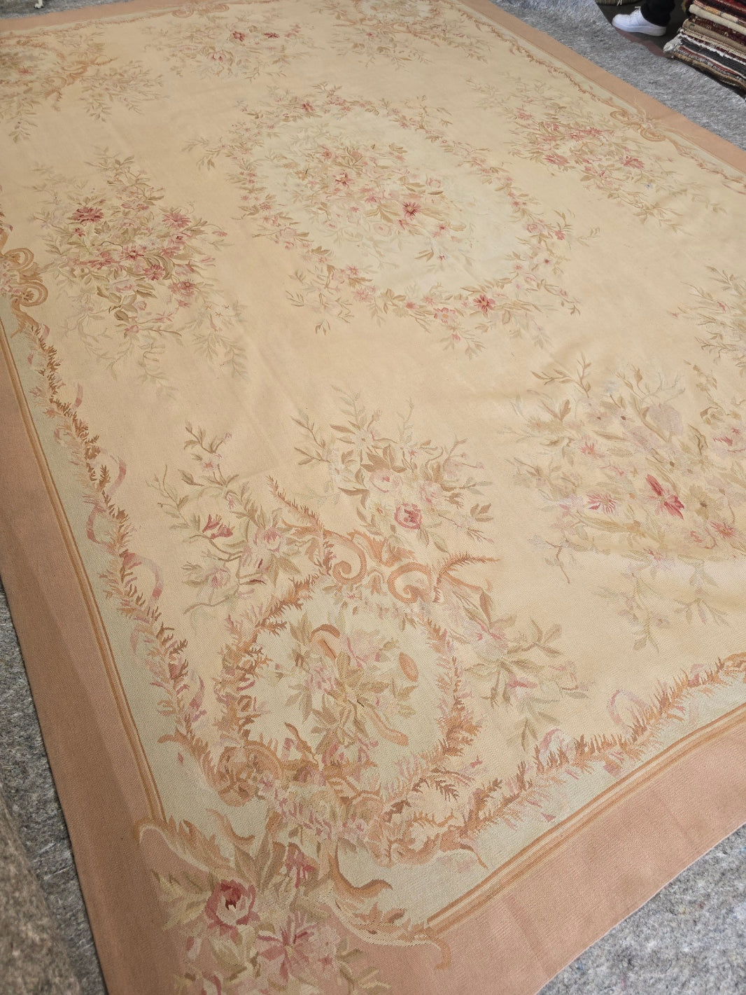 French Aubusson Rug 11 x 15 ( 5849)