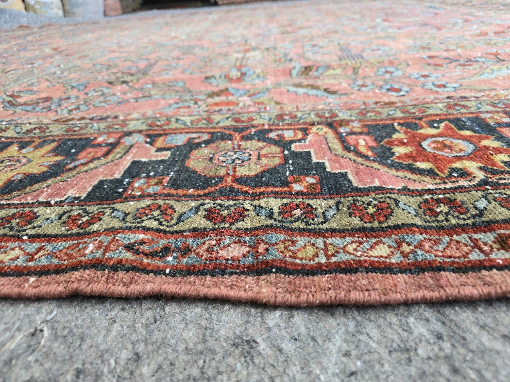 Antique Persian Lilihan Rug – Hand-Knotted Wool (Circa Early 20th Century) (#10381) – 8.10 x 11.5