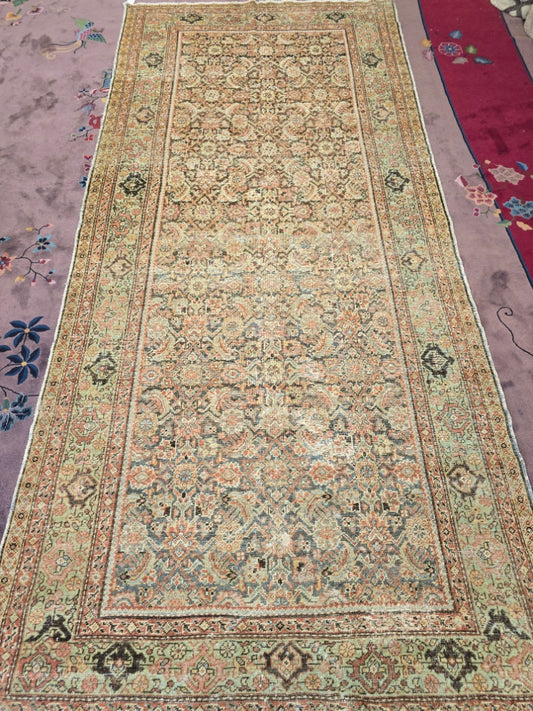 Antique Malayer Persian Rug – Handwoven Wool Carpet (5.2 x 11.4 ft)