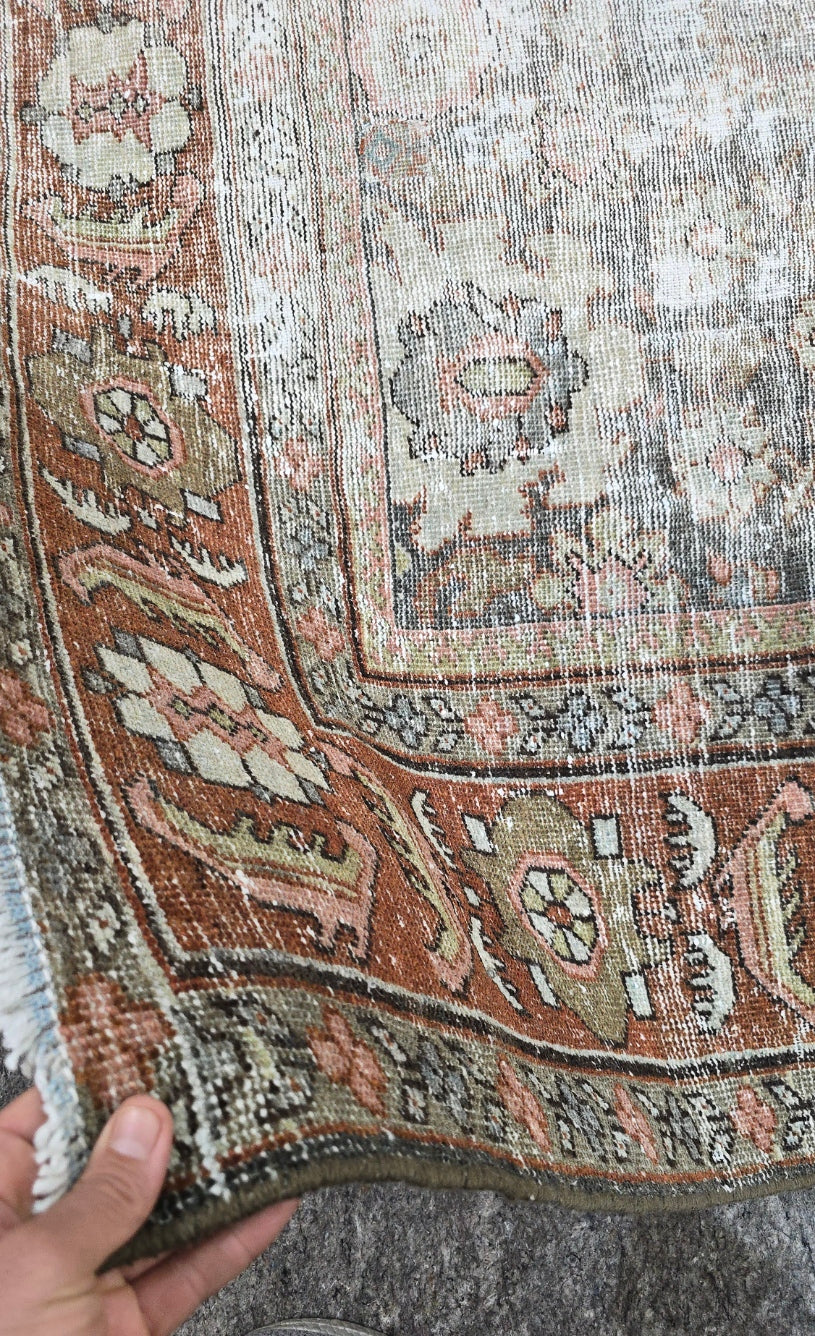 Antique Persian Mahal Rug (#10410) – Hand-Knotted Antique Rug – 8.4 x 11.5