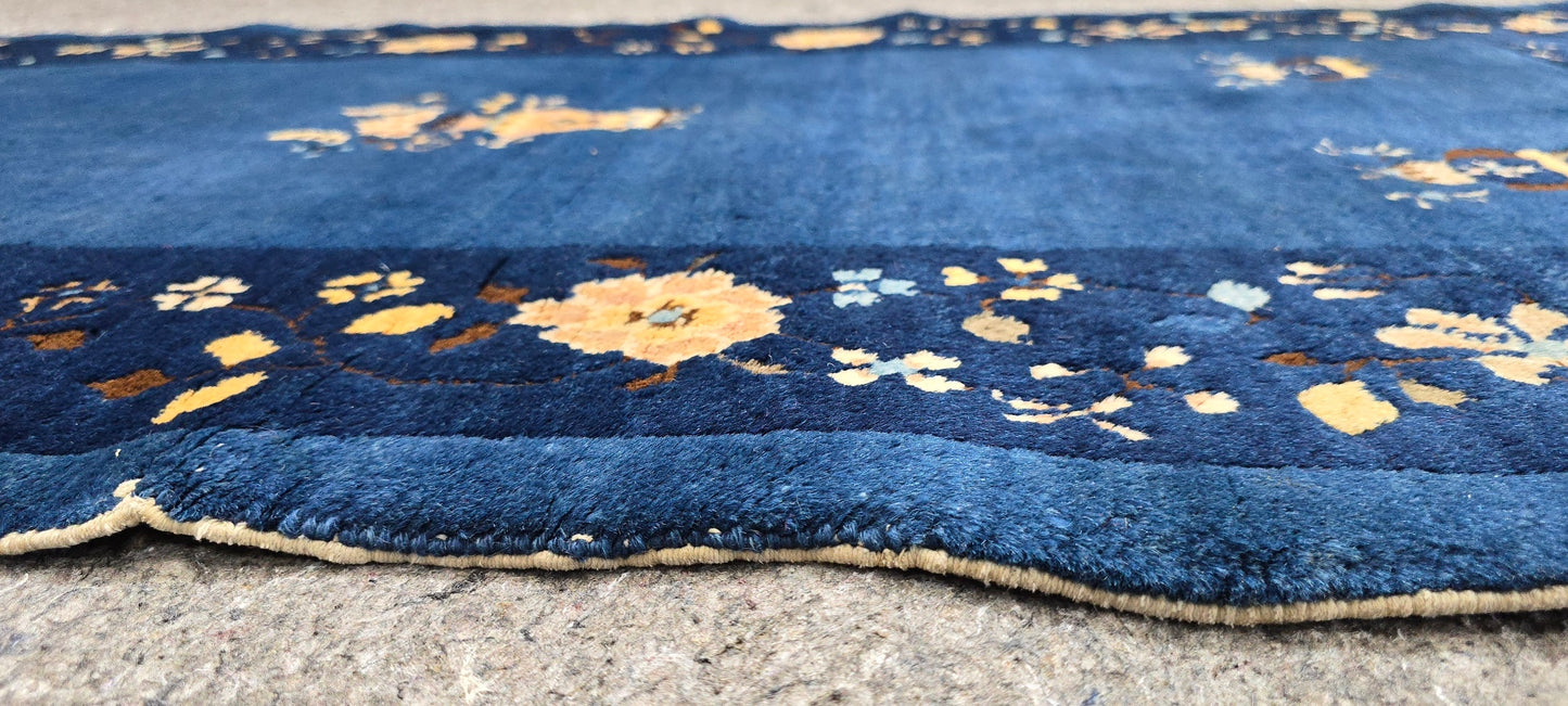 Antique Chinese Peking Rug | Handwoven Wool Carpet | Circa Early 20th Century (3.2 x 5.9) (#10411)