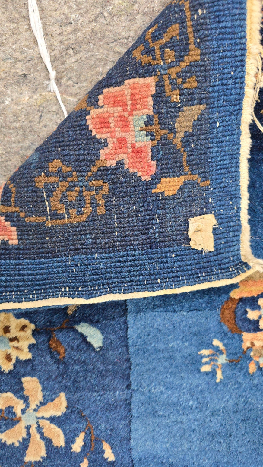 Antique Chinese Peking Rug | Handwoven Wool Carpet | Circa Early 20th Century (3.2 x 5.9) (#10411)