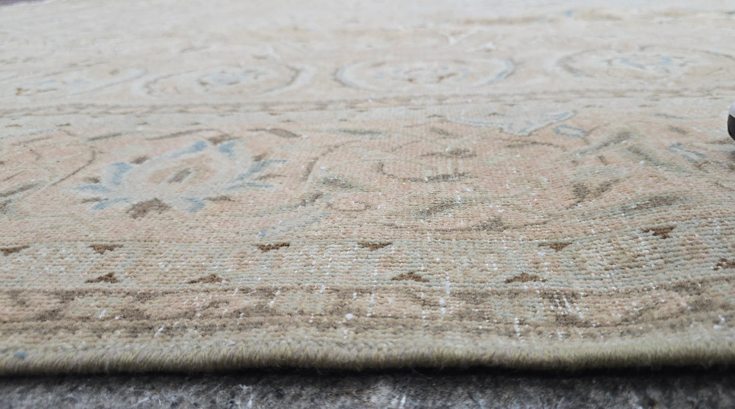 Antique Persian Tabriz Rug – Hand-Knotted Floral Area Rug (9 x 13) (#10416)