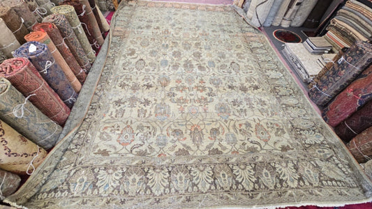 Antique Persian Sultanabad Rug – Hand-Knotted Wool (Circa 1920) (#10429) – 12 x 16.10