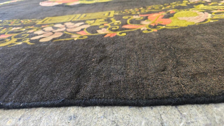 Antique Chinese Peking Rug | Handwoven Wool Carpet | Circa Early 20th Century 10x13