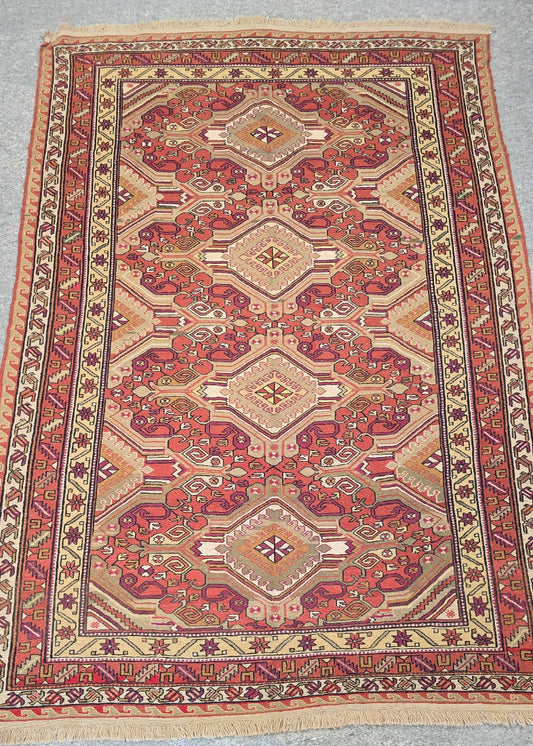 VIntage Persian Soumak Kelim 6.1 x 8.9 (5182)