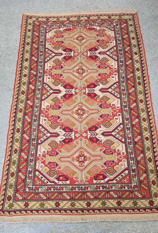 VIntage Persian Soumak Kelim 6 x 9