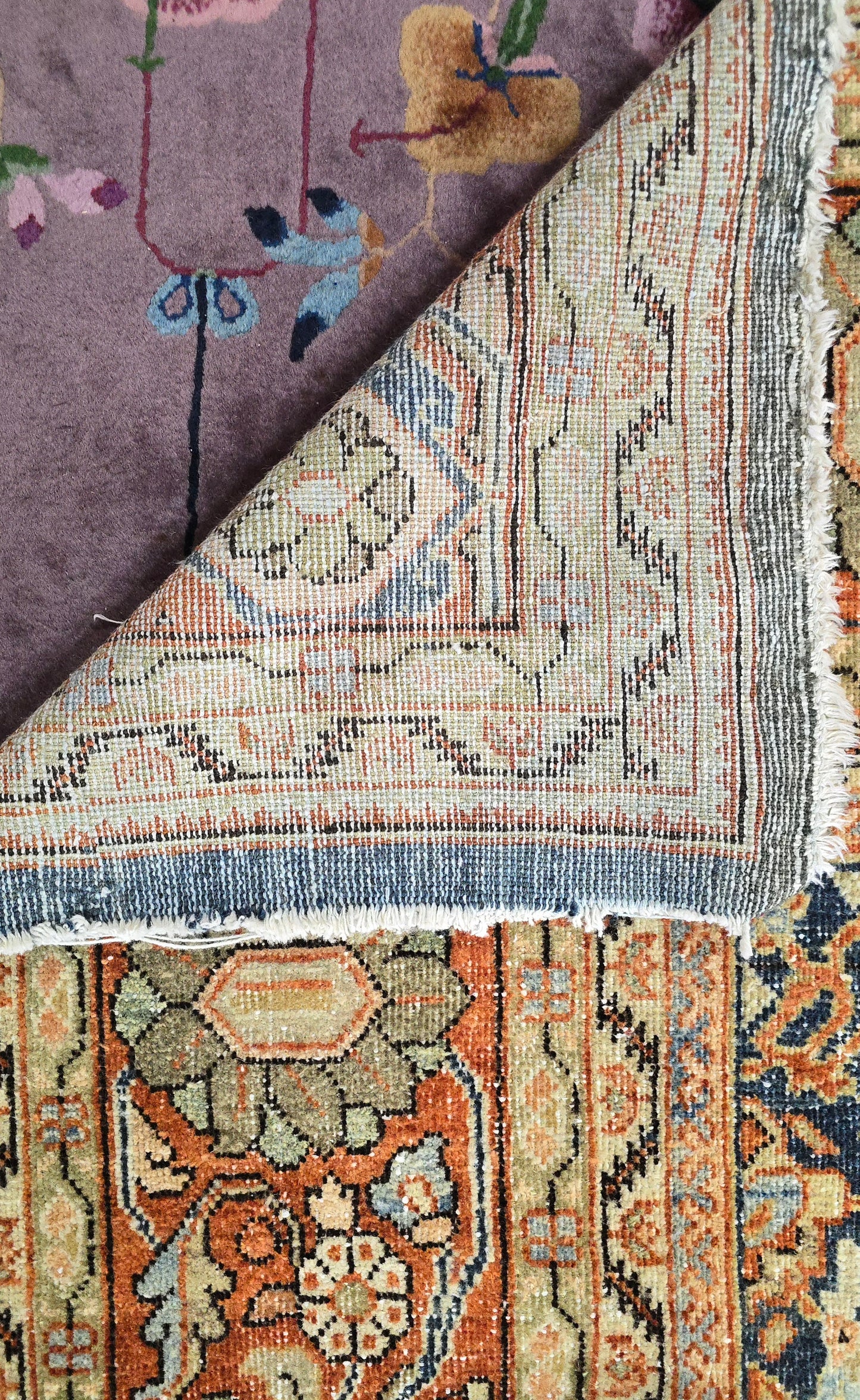 Antique Persian Mahal Rug – Hand-Knotted Wool (Circa 1920s) 10.6 x 13.8 (10485)