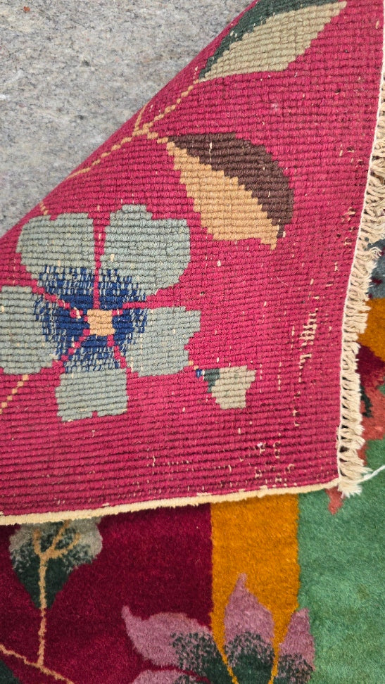 1920s Art Deco Nichols Chinese Rug 9x11.6 (#10514)