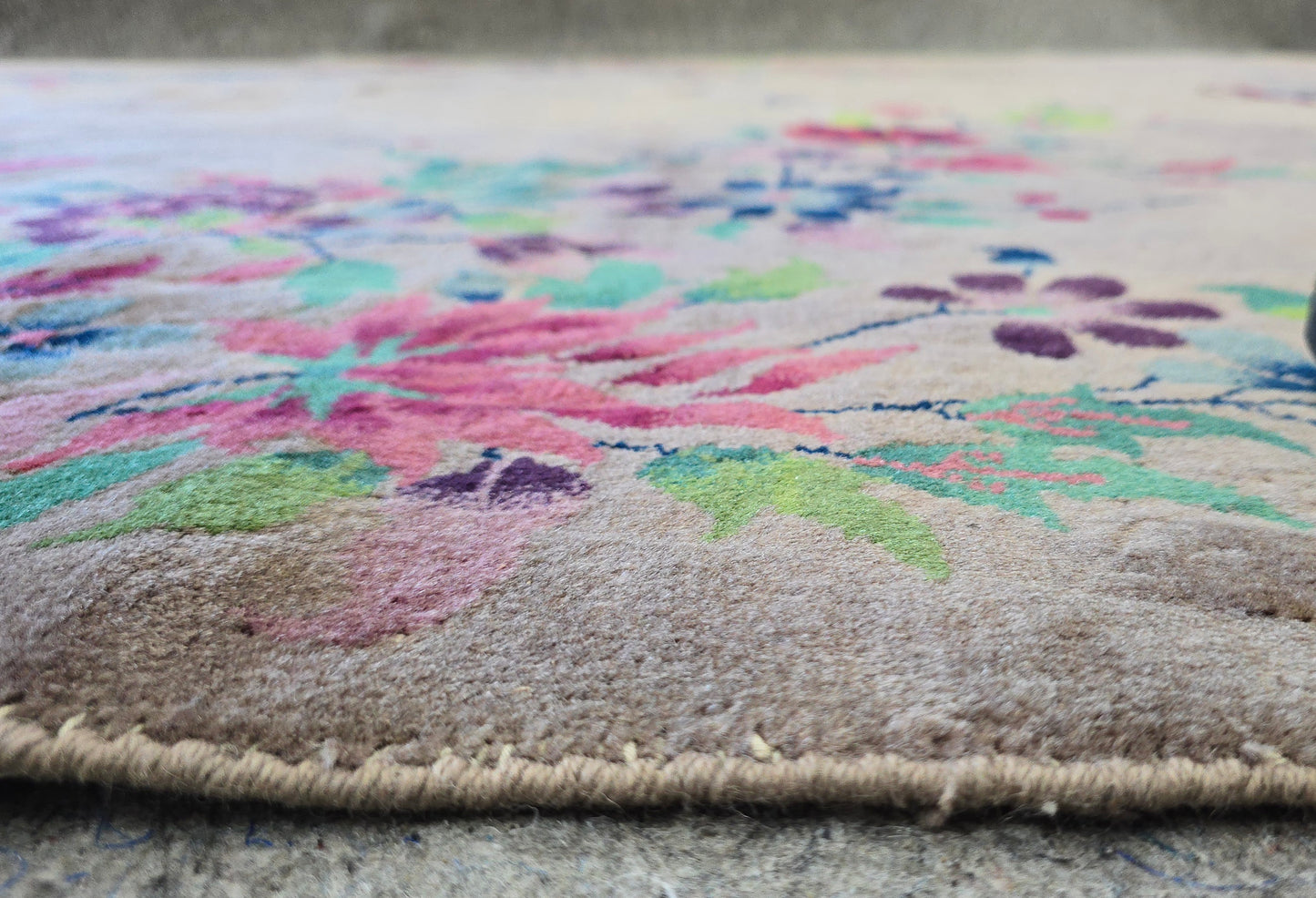 1920s Art Deco Nichols Chinese Rug 9x11.6