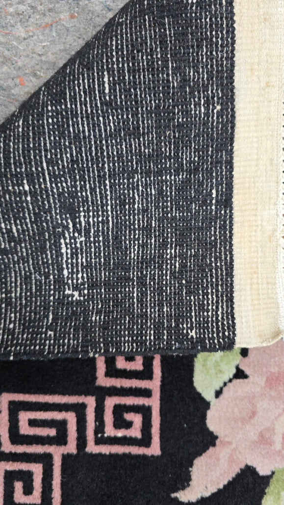 1950s Art Nouveau  Nichols Chinese Rug 6 x 8.3