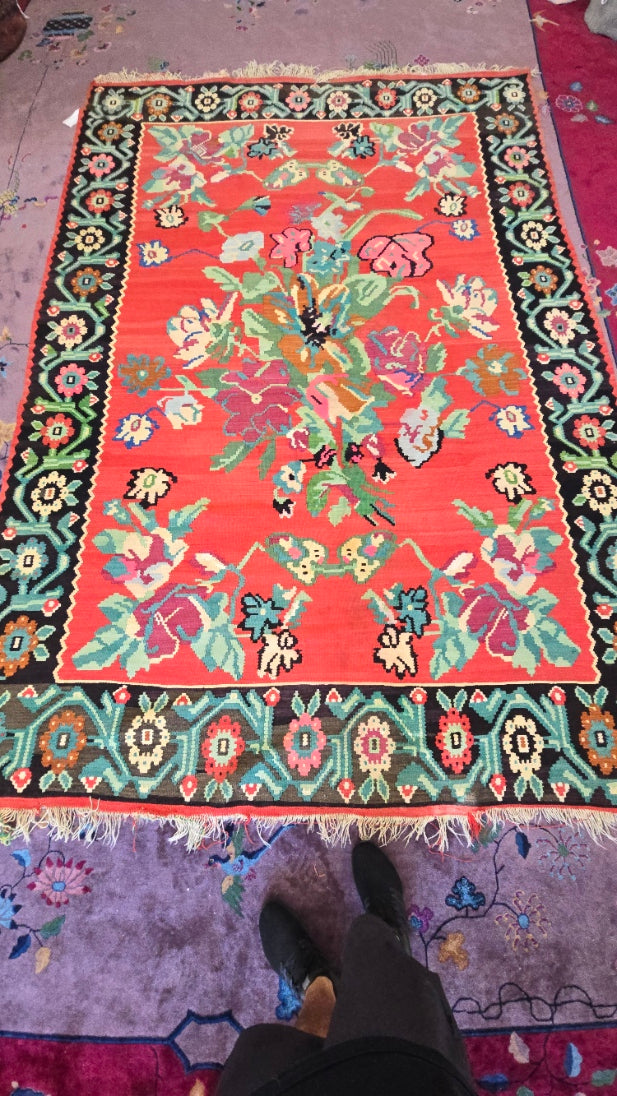 Vintage Bessarabian Kilim
