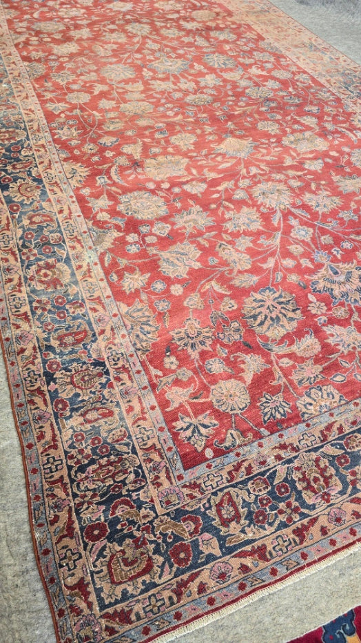 Antique Persian Mahal Rug (#10570) – Hand-Knotted Vintage Rug – 9.3 x 17.6