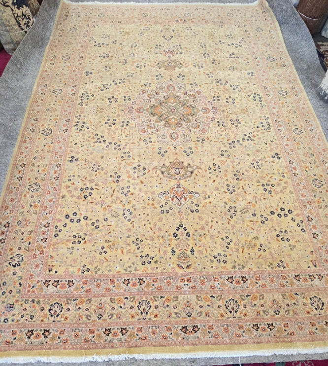 Tabriz Vintage Teawash Rug 10 x 14.9 (RS Collection)
