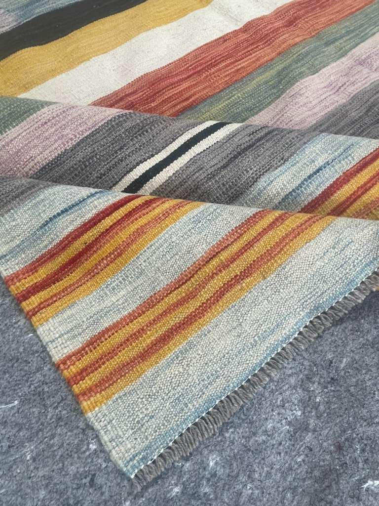 Mid-century Modern Kelim 6.7 X 9.9