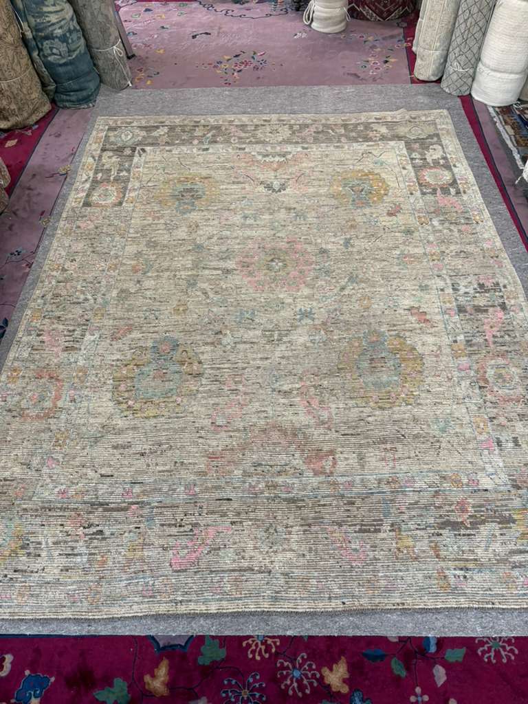 New Oushak Design  Rug – 9 x 12