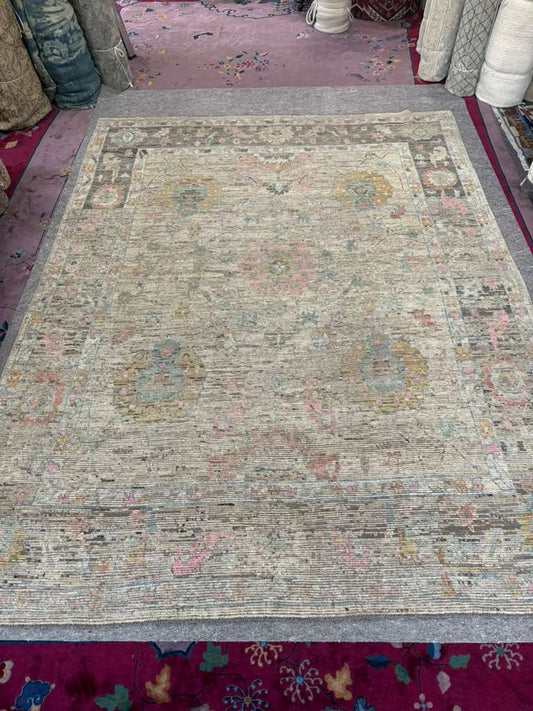 New Oushak Design  Rug – 9 x 12