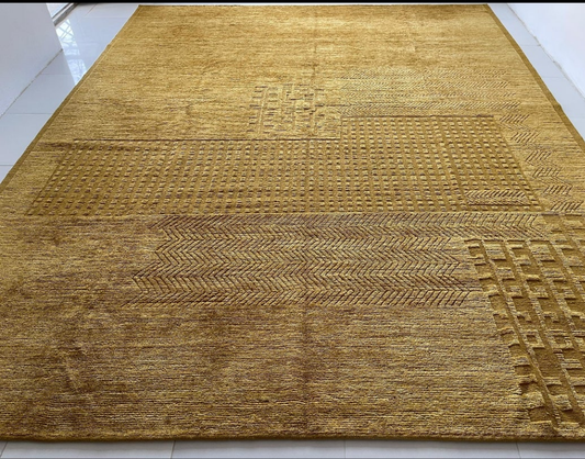 "The John Ahmad Rug" – In mustard