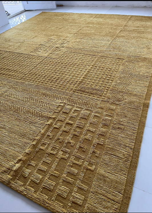 "The John Ahmad Rug" – In mustard