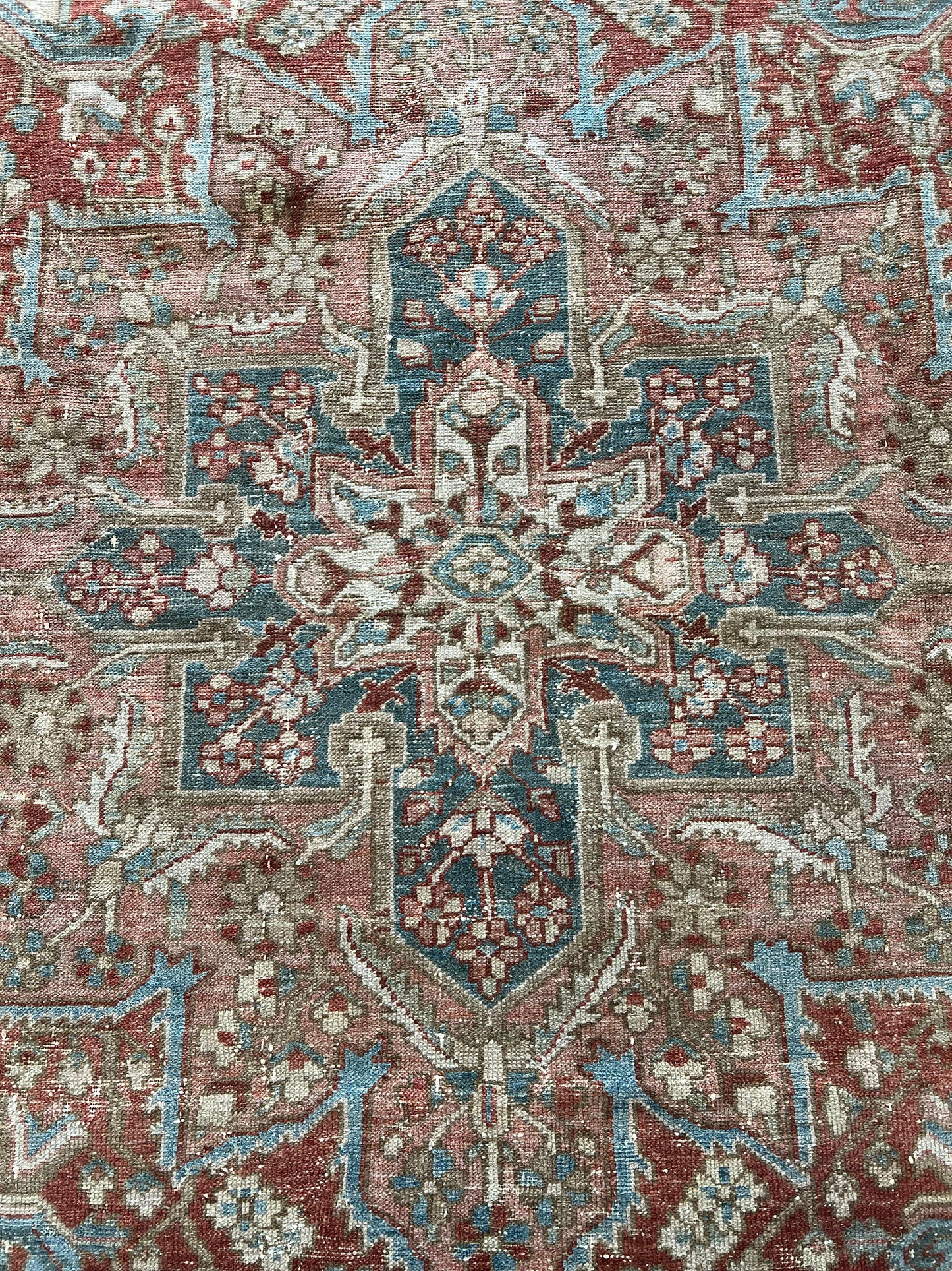 Antique Persian Heriz rug
