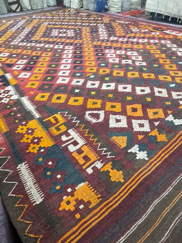 Maimana Kilim – 9.3 X 16.2 (#5837)