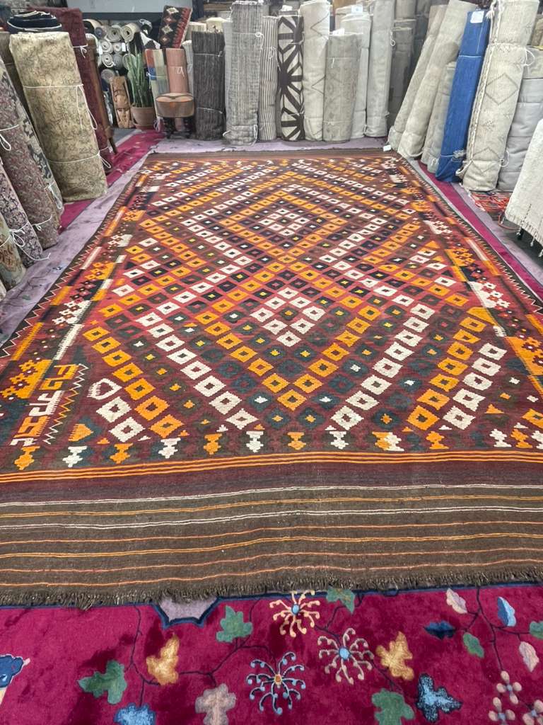 Maimana Kilim – 9.3 x 16.2 (#5837)