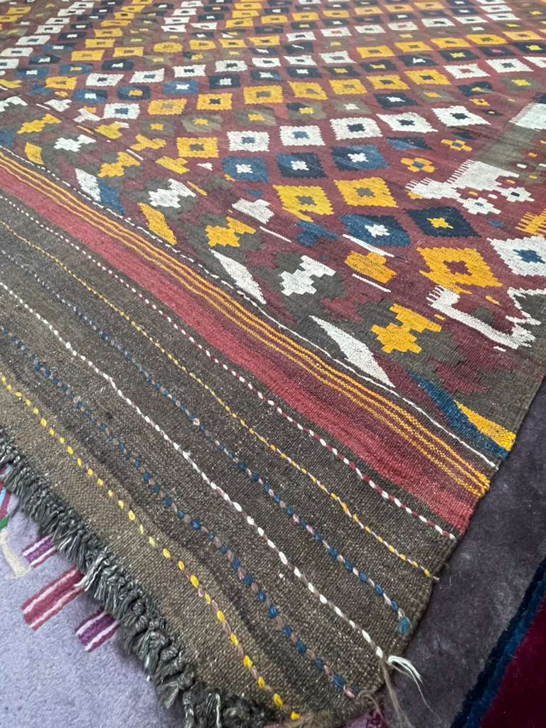 Maimana Kilim – 9.3 X 16.2 (#5837)