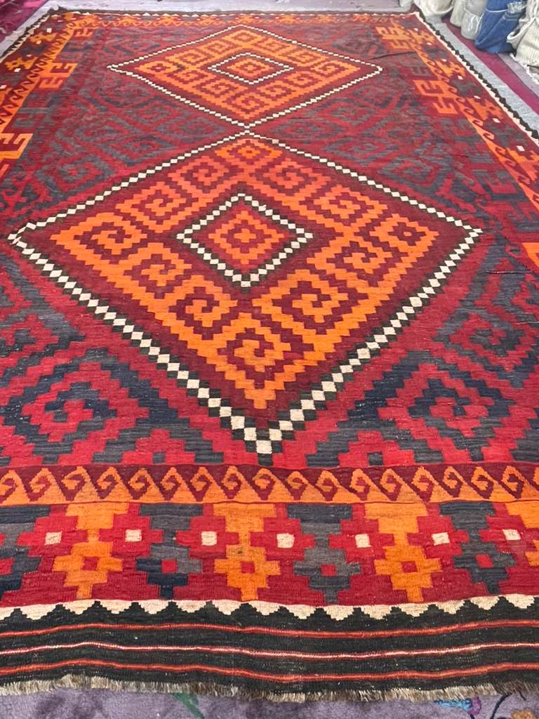 Maimana Kilim – 9.5 x 14.5 (#5843)