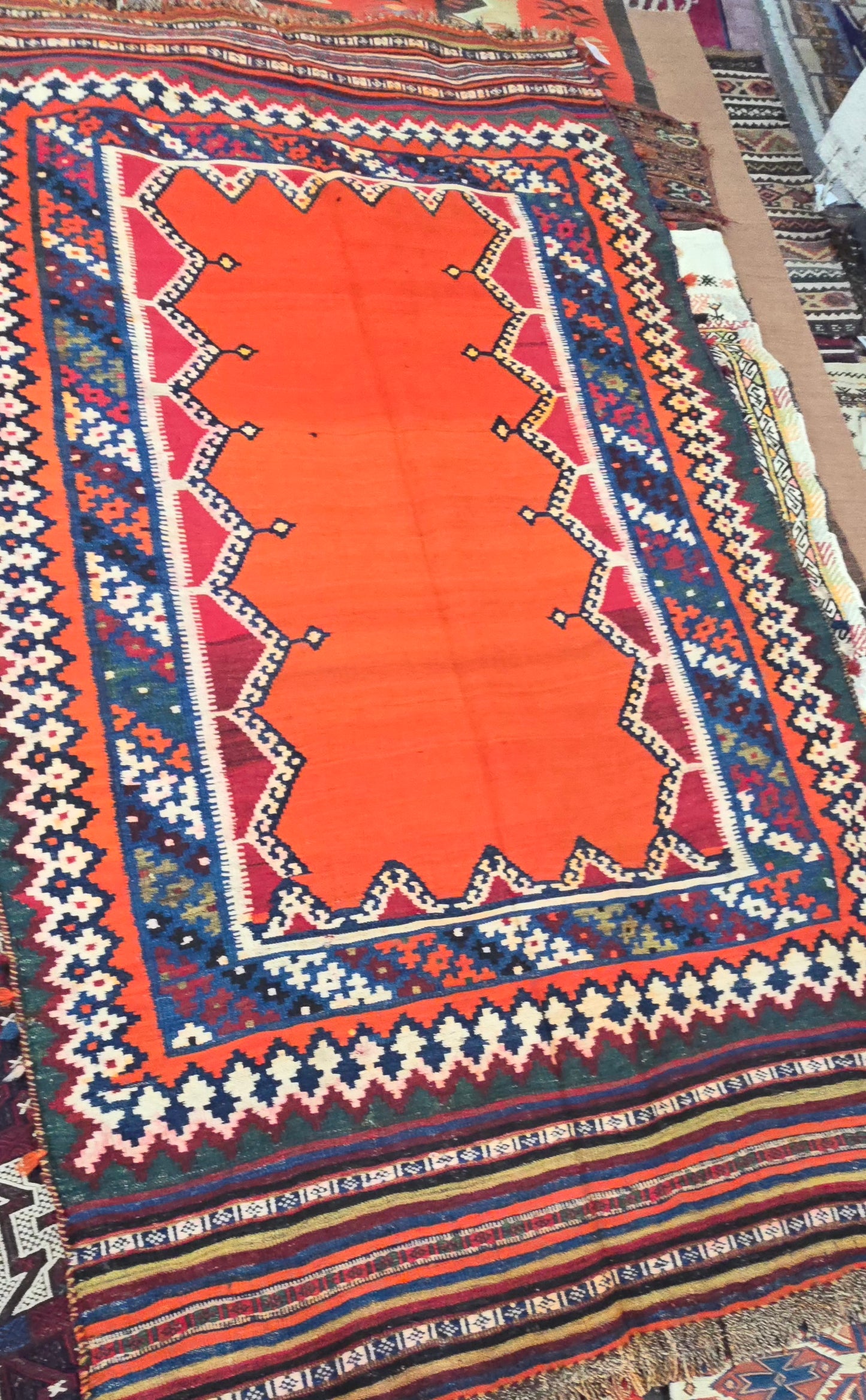 Antique Turkish Kelim #8952