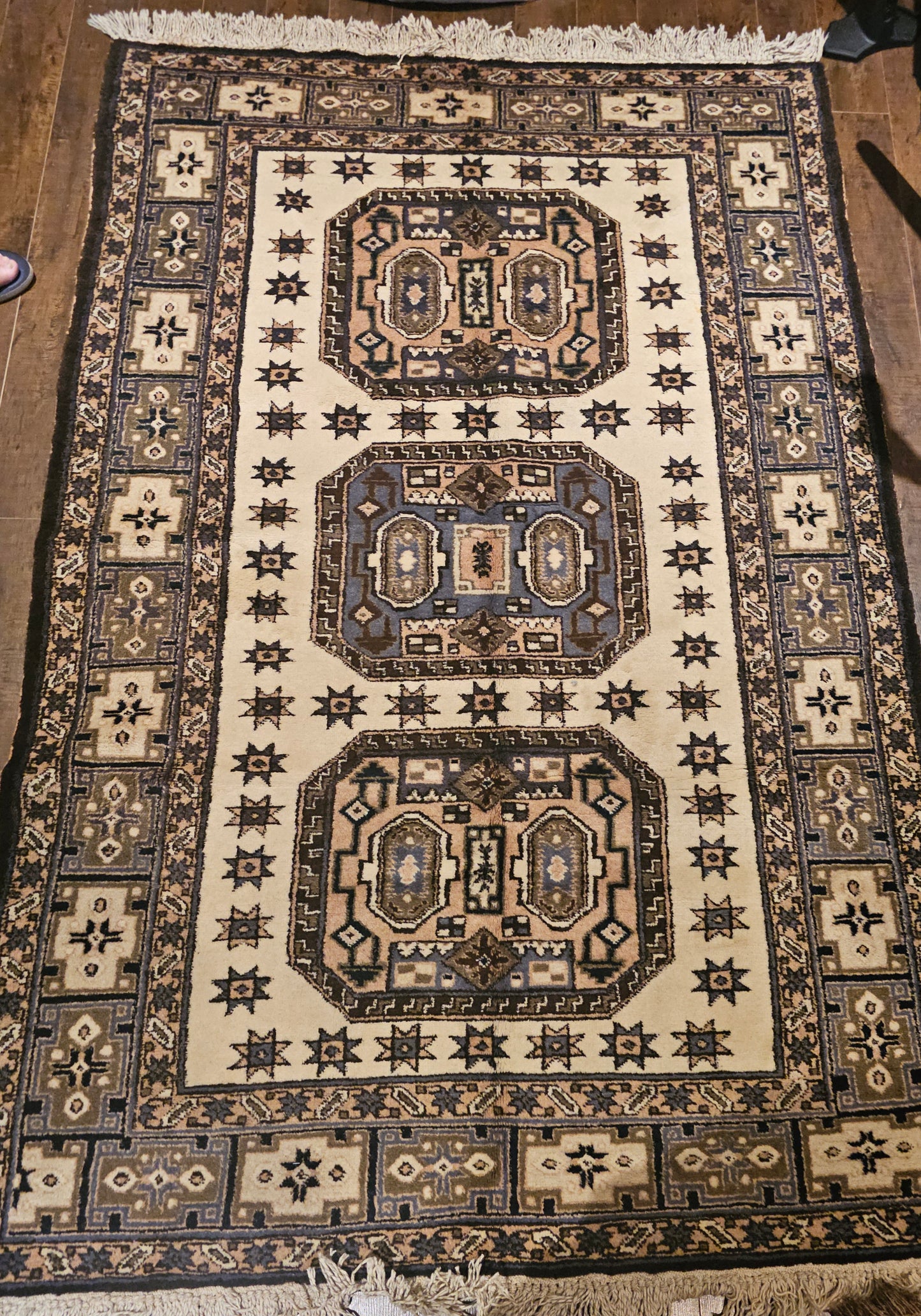 21169 Vintage Persian Ardebil Rug