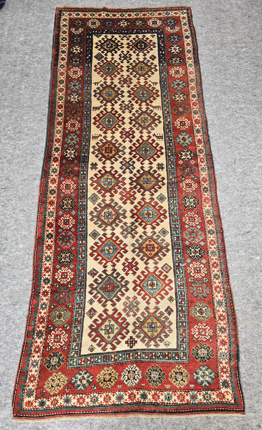 Antique Mint Karabagh runner 3.10x10.2  #10458