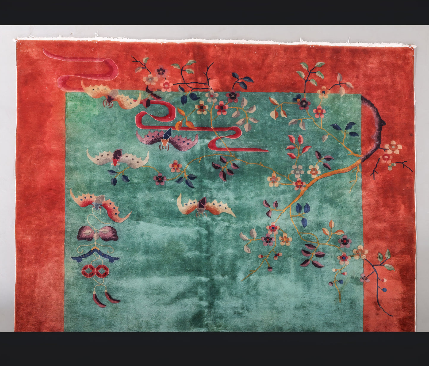 Antique Art Deco Nichols Chinese Rug 6x9