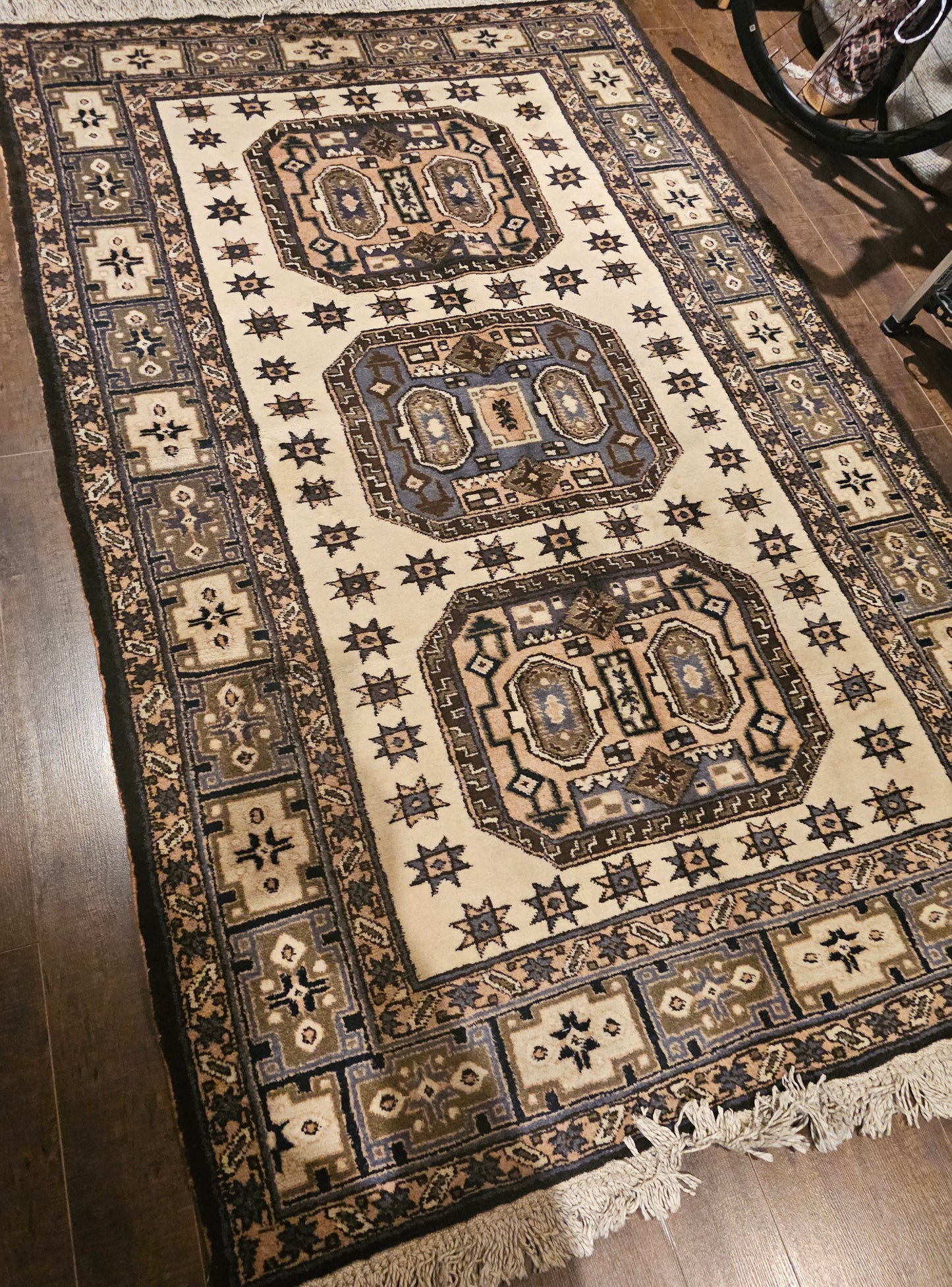 21169 Vintage Persian Ardebil Rug