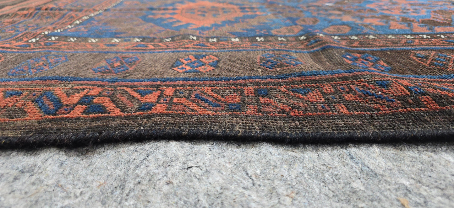 Antique Mushwani Baluch Rug Circa 1900s  Size 4.2 x 6.4  #19212