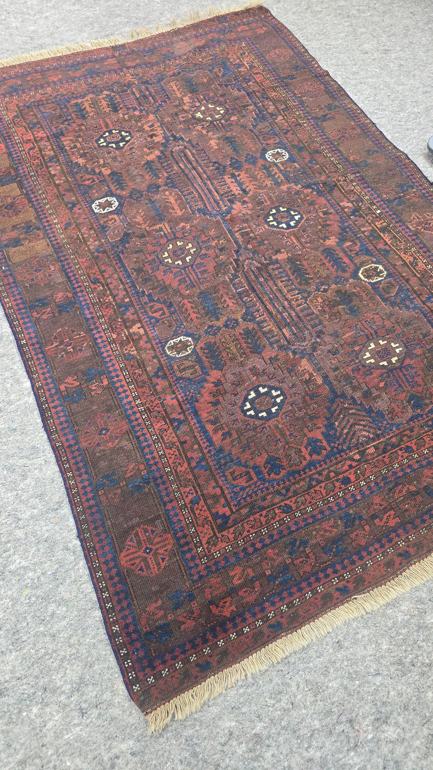 Antique Baluch Rug Circa 1900s #10457