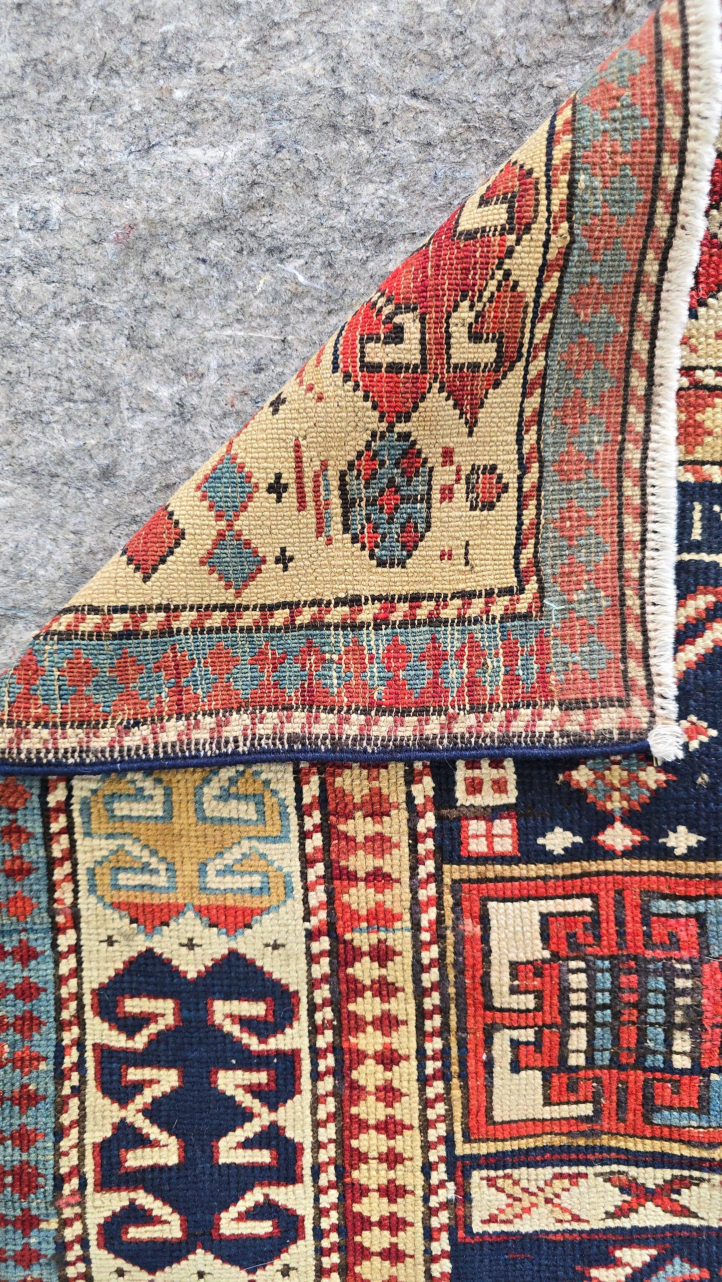 #62789 19th Century Antique Shirvan Prayer Rug – Mint Condition Collector’s Piece (3.6x 5.7 ft) (Copy)