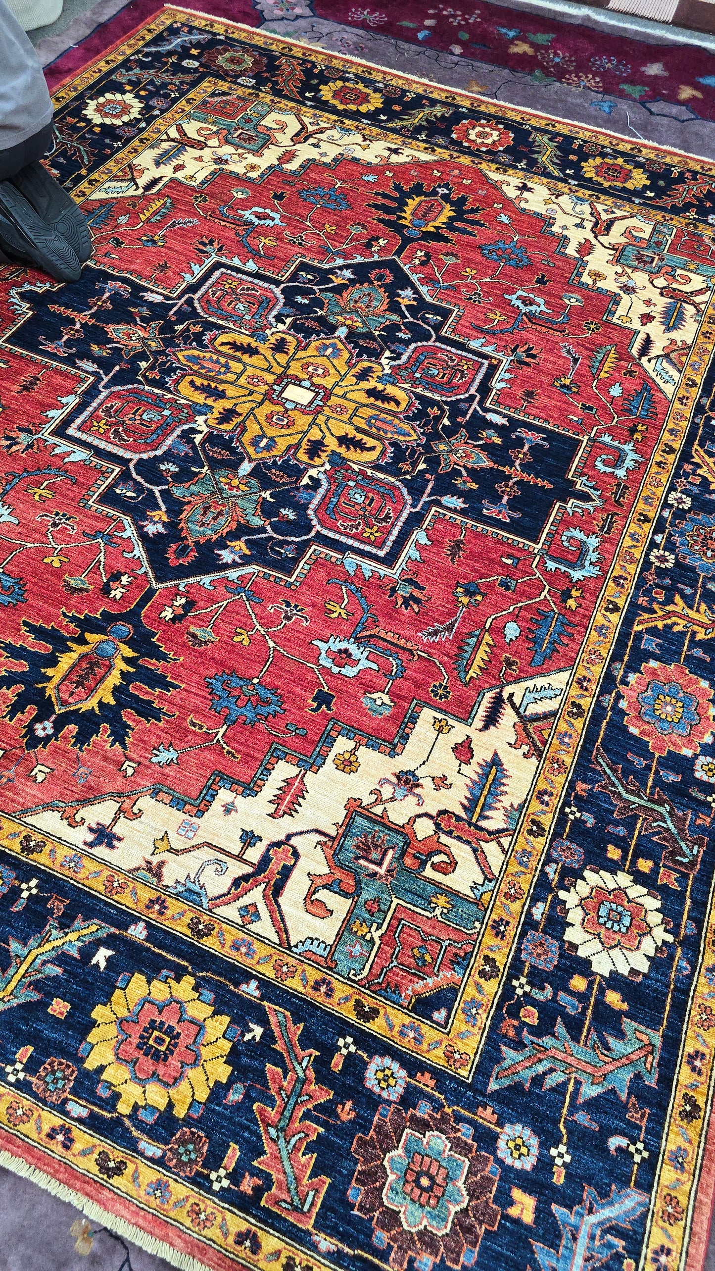 Heriz Afghan Rug – 8x10