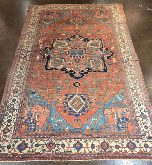 Antique Palace sized Serapi 12x18