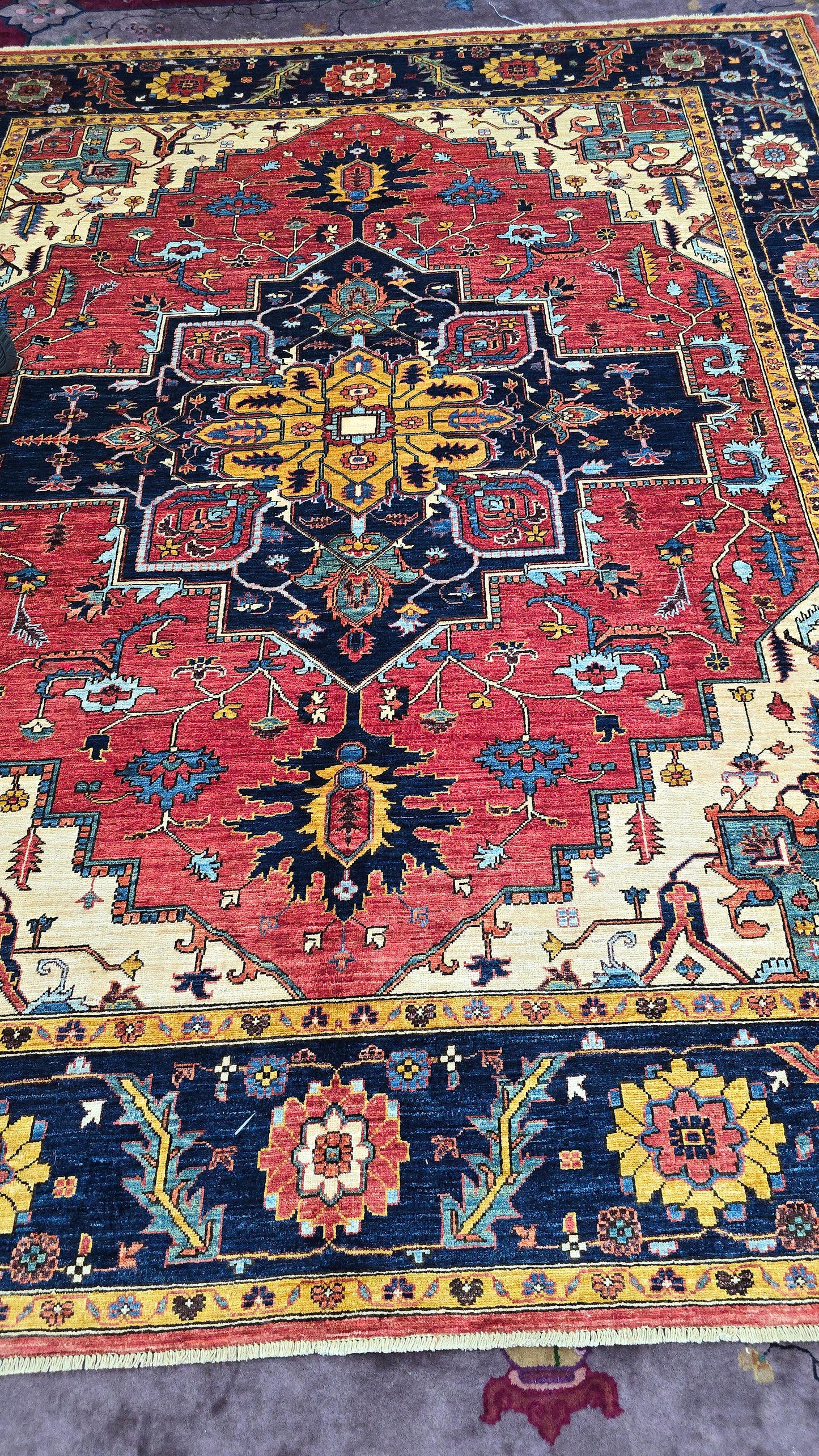 Heriz Afghan Rug – 8x10