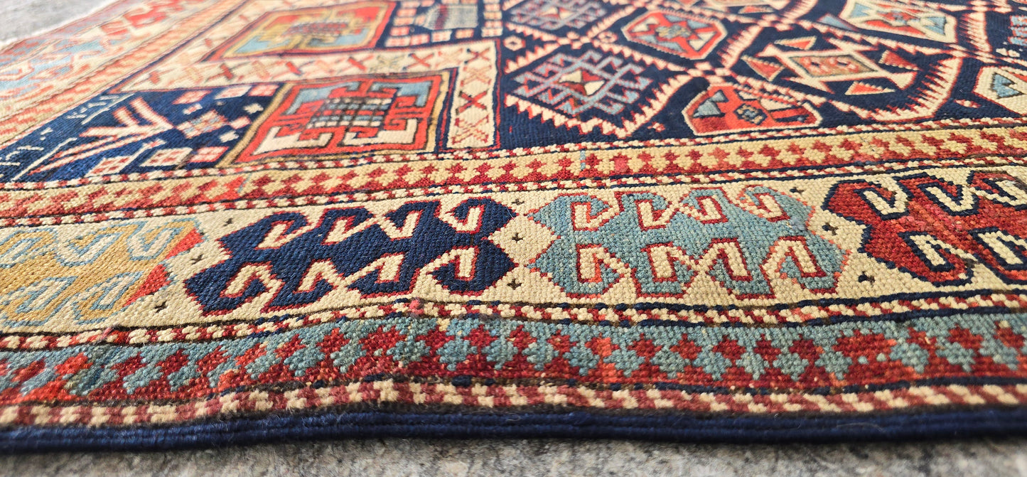 #62789 19th Century Antique Shirvan Prayer Rug – Mint Condition Collector’s Piece (3.6x 5.7 ft) (Copy)