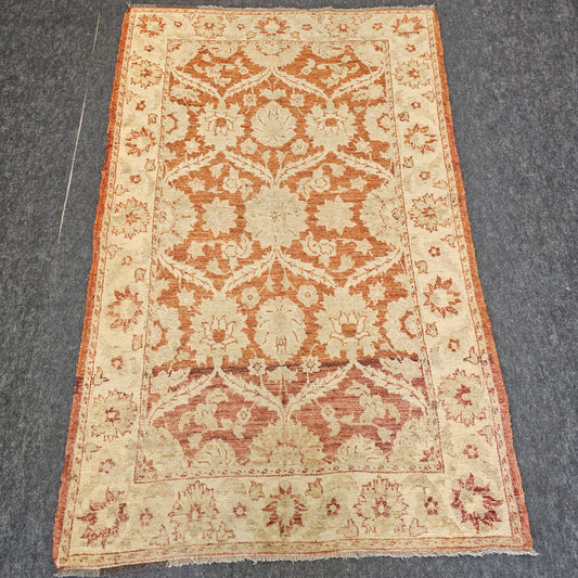 Afghan tea wash rug 4x6
