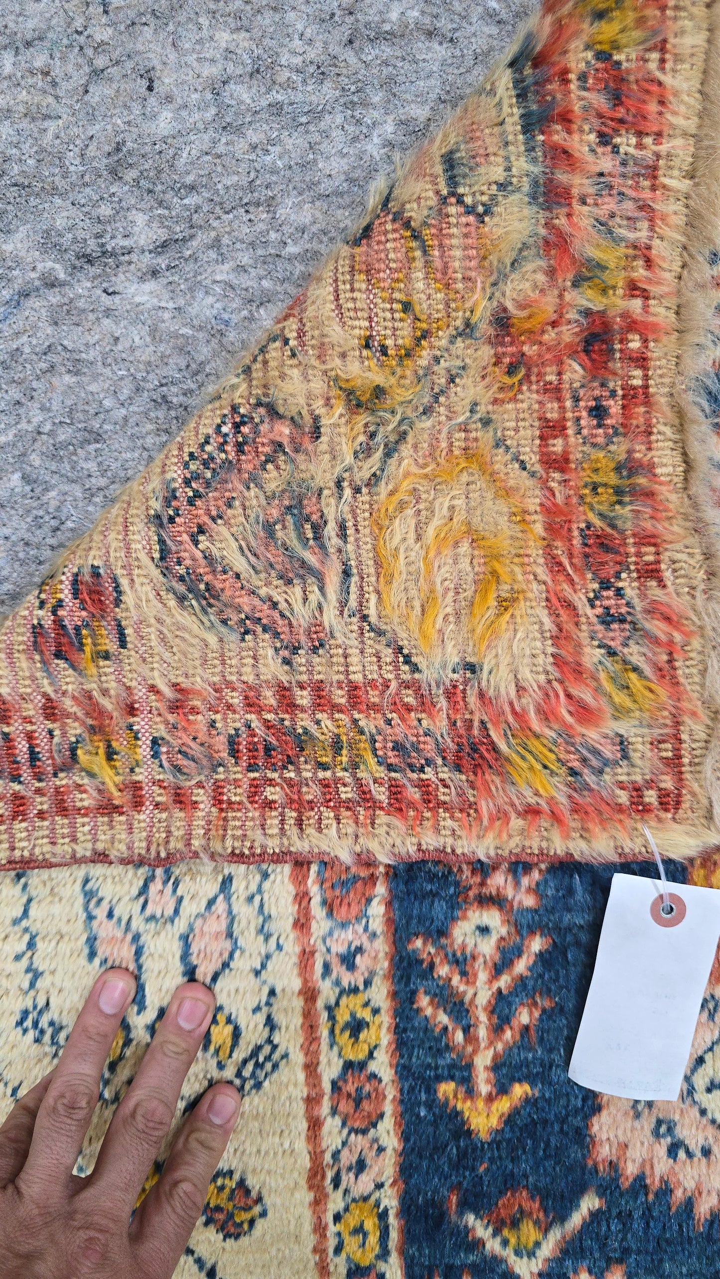 Antique Turkish Angora  Rug – Hand-Knotted Wool (Circa 1920) (#10435) – 4.5x5.2