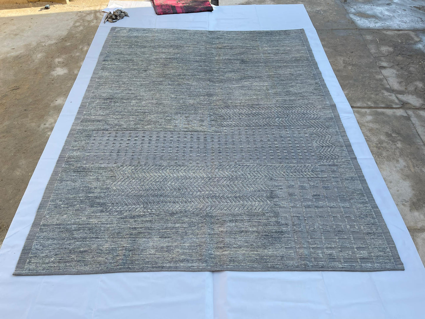 The John Ahmad Rug" – In Wolf Grey