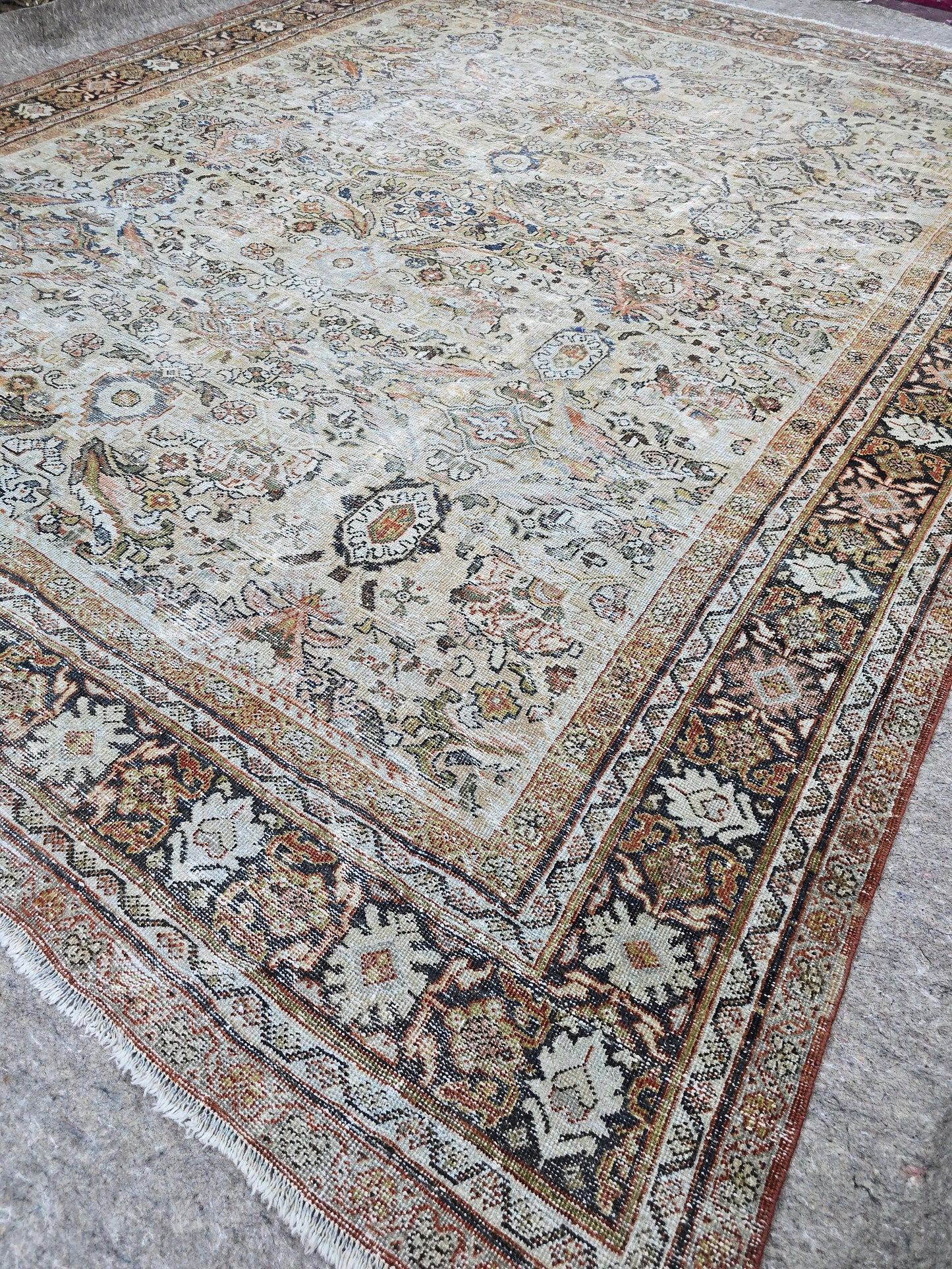 Antique Persian Sultanabad Rug – Hand-Knotted Wool (Circa 1920s) (#10337)