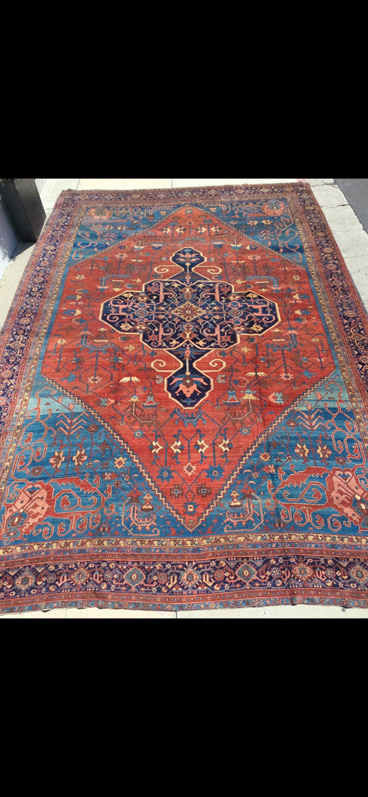 19th Century Palace sized Bakshaish 13.2x19.6