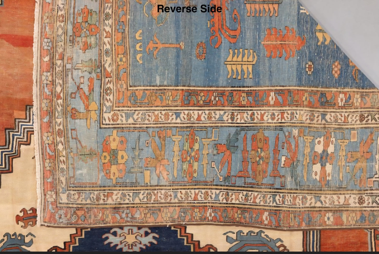 Antique Palace sized Serapi 12.6x19.5