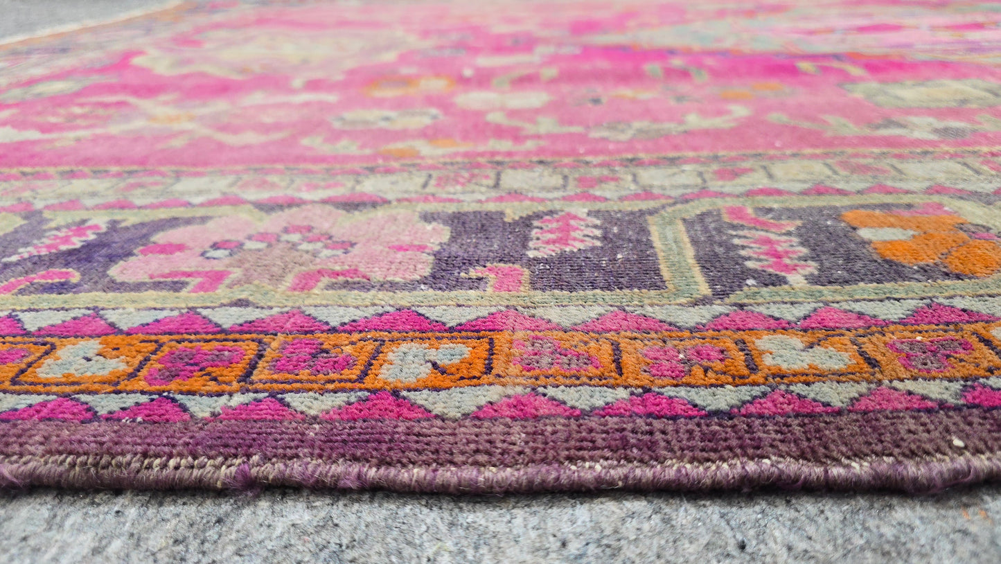 Antique Khotan Samarkand Rug – Circa 1920 | 5.6 x 8.10 ft Handwoven Wool Carpet 25596