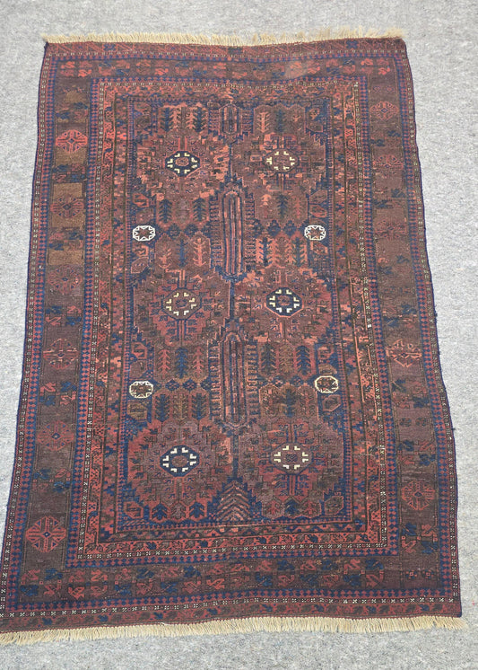 Antique Baluch Rug Circa 1900s #10457