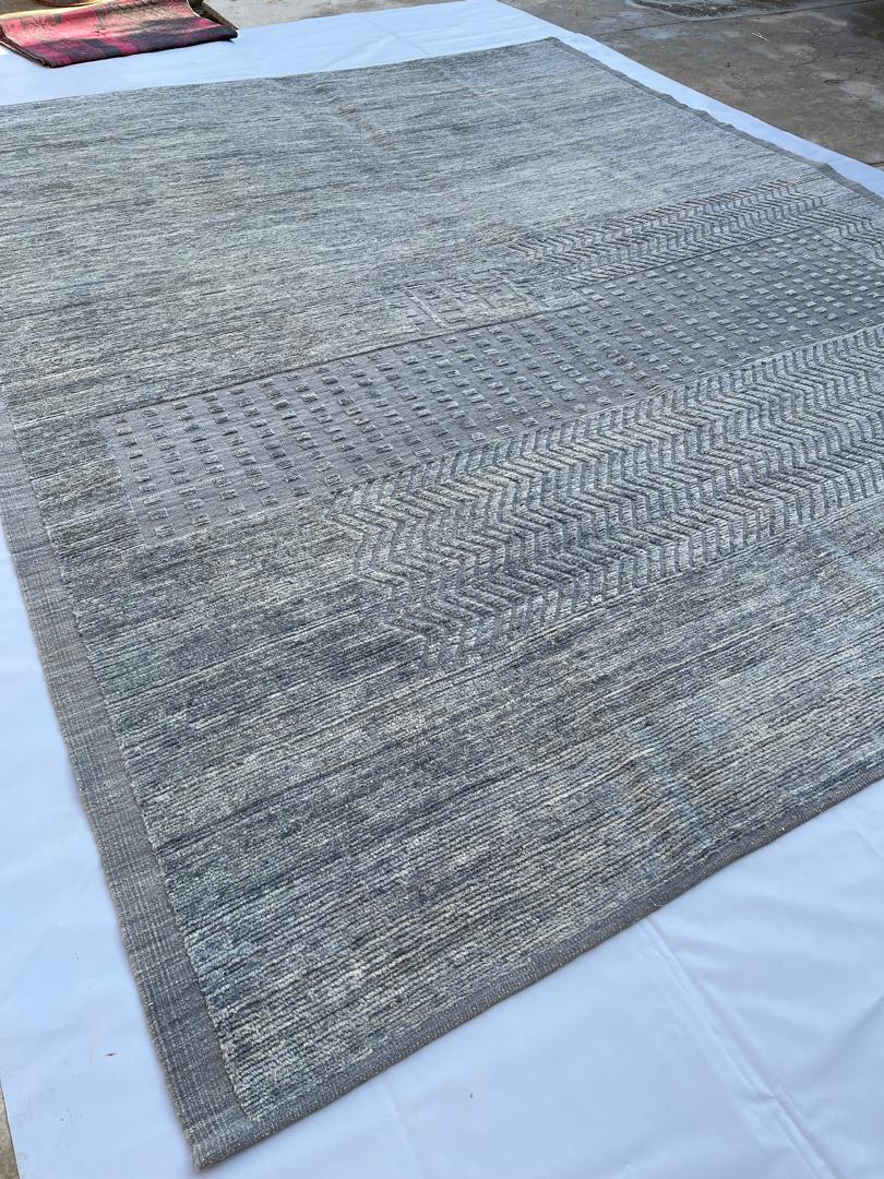The John Ahmad Rug" – In Wolf Grey